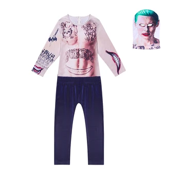 Boys Halloween Joker Costumes Children clown Cosplay Kids Clothes Purim Costume boys party dress 
Boys Halloween Joker Costumes Children clown Cosplay Kids Clothes Purim Costume boys party dress