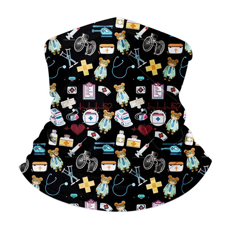 Cartoon Doctor Bear Outdoor Snood Scarf Femal Windproof UV Protection Bandana Neck Scarf Magic Headband Wristband Foulard
Cartoon Doctor Bear Outdoor Snood Scarf Femal Windproof UV Protection Bandana Neck Scarf Magic Headband Wristband Foulard