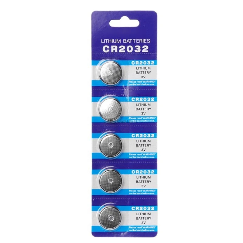 5PCS Button Battery 3V CR2032 BR2032 DL2032 ECR2032 Cell Coin Lithium Li-ion Batteries Promotion Watch Computer LED Electronic
5PCS Button Battery 3V CR2032 BR2032 DL2032 ECR2032 Cell Coin Lithium Li-ion Batteries Promotion Watch Computer LED Electronic