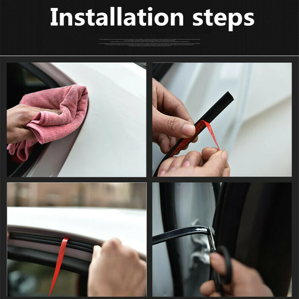5M/16ft Car Door Hood Trunk Edge Moulding Trim Rubber Weather Strip Seal Good Elasticity And Good Flexibility
5M/16ft Car Door Hood Trunk Edge Moulding Trim Rubber Weather Strip Seal Good Elasticity And Good Flexibility