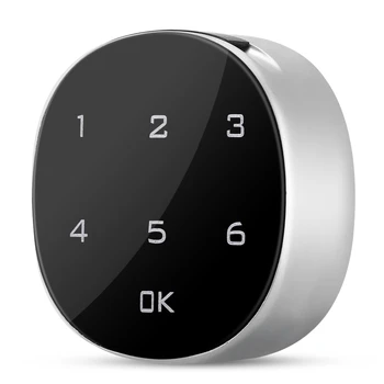 

Touch Screen Digital Coded Lock 6 Dial Digit Electronic Password Lock Zinc Alloy Shell For Cabinet Mailbox File Sauna Drawer​