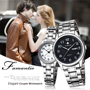 WWOOR Couple Watches Pair Men And Women Luxury Fashion Quartz Clock Sport Waterproof Gift Wristwatch Reloj Pareja Hombre Y Mujer 
WWOOR Couple Watches Pair Men And Women Luxury Fashion Quartz Clock Sport Waterproof Gift Wristwatch Reloj Pareja Hombre Y Mujer