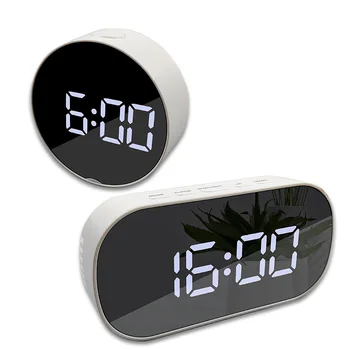 Creative Mirror Multi-function Alarm Clock Led Watch a Make-up Mirror Alarm Clock Battery Plug-in Mirror Alarm Clock Digital
Creative Mirror Multi-function Alarm Clock Led Watch a Make-up Mirror Alarm Clock Battery Plug-in Mirror Alarm Clock Digital