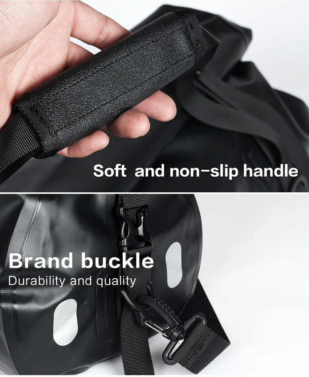 Rhinowalk Bicycle Luggage Bags 20L Full Waterproof for Road Bike Rear Rack Trunk Cycling Saddle Storage Pannier Multi Travel Bag (16)
