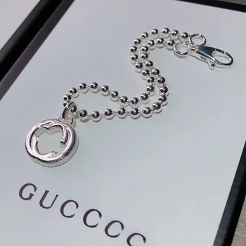 G-letter bracelet in sterling silver, exquisite workmanship, classic micro-standard, fashion original LOGO jewelry gift
G-letter bracelet in sterling silver, exquisite workmanship, classic micro-standard, fashion original LOGO jewelry gift