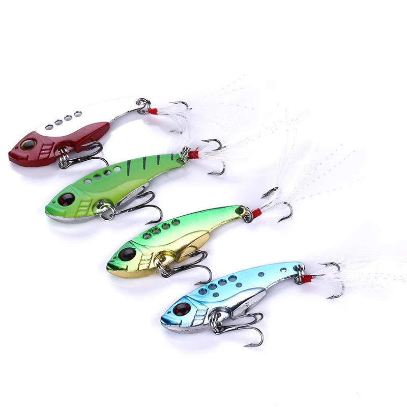1Pcs Metal VIB Lure vivid Vibrations Spoon Lure Metal VIB Fishing Lure Crankbait Hard Bait Treble Hooks 5.5CM/11G
1Pcs Metal VIB Lure vivid Vibrations Spoon Lure Metal VIB Fishing Lure Crankbait Hard Bait Treble Hooks 5.5CM/11G