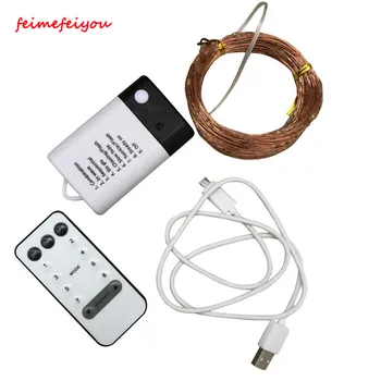 Dual Power Battery Box and USB Copper Wire String Light Eight Modes Fairy Lights String For Christmas Wedding Decor Lights
Dual Power Battery Box and USB Copper Wire String Light Eight Modes Fairy Lights String For Christmas Wedding Decor Lights