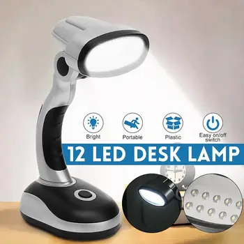 12 LED Bright Camping Light Portable Lamp Battery Operated Desk Reading Table Light Work Lamp
12 LED Bright Camping Light Portable Lamp Battery Operated Desk Reading Table Light Work Lamp