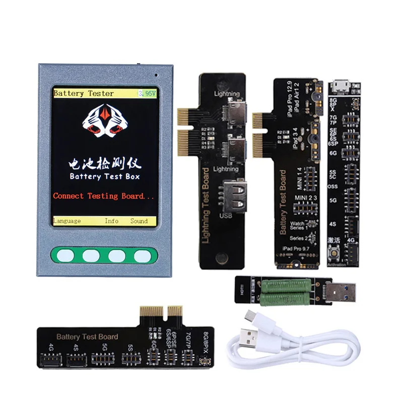Free shipping Battery Tester USB Cable Tester Apple Battery Checker for iPhone X 8 8P 7 7P 6S 6 6P 5 5S 4 Data Cable Tester
Free shipping Battery Tester USB Cable Tester Apple Battery Checker for iPhone X 8 8P 7 7P 6S 6 6P 5 5S 4 Data Cable Tester