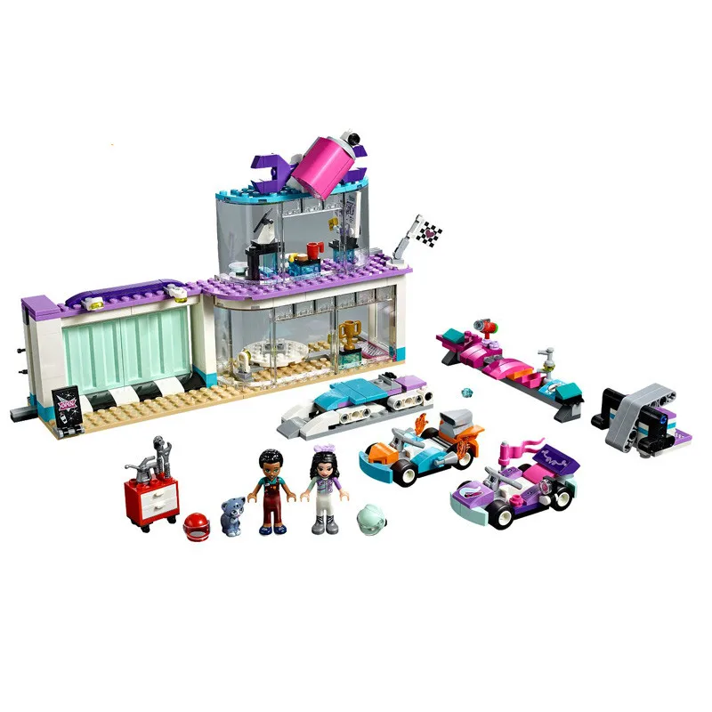 418pcs Girls Friends Series The Creative Tuning Shop Model Building Block Compatible Legoinglys Friends Set Toys for Children
418pcs Girls Friends Series The Creative Tuning Shop Model Building Block Compatible Legoinglys Friends Set Toys for Children