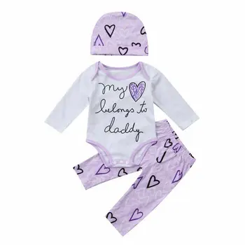 2020 Adorable Newborn Baby Girls purple outfit Cotton Long Sleeve Romper Pants Outfits Clothes 0-2T
2020 Adorable Newborn Baby Girls purple outfit Cotton Long Sleeve Romper Pants Outfits Clothes 0-2T