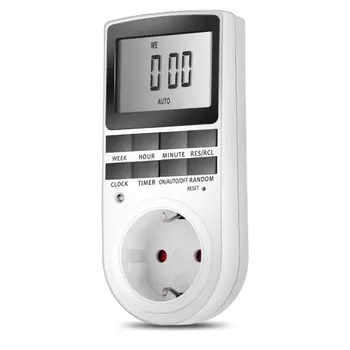 Digital Big Screen Timer Switch Socket Timer Power Meter Electronic Outlet Socket Programmable Setting For Household Device
Digital Big Screen Timer Switch Socket Timer Power Meter Electronic Outlet Socket Programmable Setting For Household Device