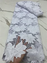 PGC Pure White African Cord Lace Fabric 2021 High Quality Milk Silk Lace Embroidery For Wedding Nigerian Asoebi Sewing YA4610B-8
PGC Pure White African Cord Lace Fabric 2021 High Quality Milk Silk Lace Embroidery For Wedding Nigerian Asoebi Sewing YA4610B-8