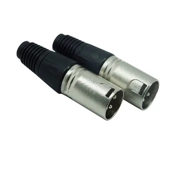 1Pcs Type Mic Microphone XLR Male 3-Pin Audio Cable Connector Solder Sound Cannon Cable Plug for Audio Karaoke Microphone
1Pcs Type Mic Microphone XLR Male 3-Pin Audio Cable Connector Solder Sound Cannon Cable Plug for Audio Karaoke Microphone