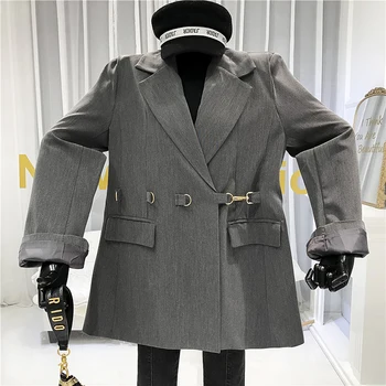 Designer Blazers Women 2020 Spring Solid Chains Turn-down Collar High Street twotwinstyle fashion Women's tops
Designer Blazers Women 2020 Spring Solid Chains Turn-down Collar High Street twotwinstyle fashion Women's tops