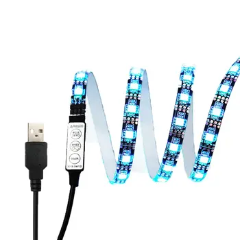 IP20 Non-Waterproof USB Mini 3 Button Controller RGB Dimmable LED Light for 40-60 Inch TV Backlight Kit
IP20 Non-Waterproof USB Mini 3 Button Controller RGB Dimmable LED Light for 40-60 Inch TV Backlight Kit