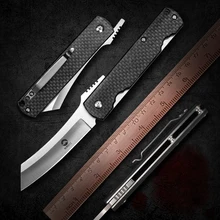 HIGONOKAMI Japanese Style Blade Folding Pocket Knife Carbon Fiber Handle EDC Tactical Survival Knives for Hunting Camping
HIGONOKAMI Japanese Style Blade Folding Pocket Knife Carbon Fiber Handle EDC Tactical Survival Knives for Hunting Camping