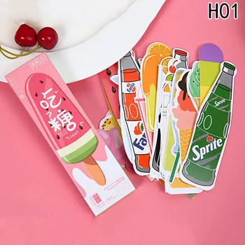 30Pcs/lot Cute Ice Cream Soda Paper Bookmark Gift Stationery Film Bookmarks Book Holder Message Card School Supplies
30Pcs/lot Cute Ice Cream Soda Paper Bookmark Gift Stationery Film Bookmarks Book Holder Message Card School Supplies