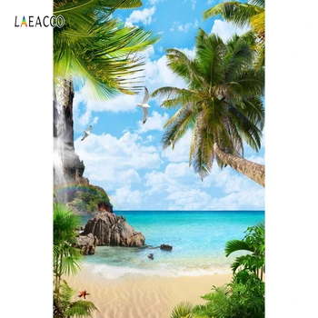 Laeacco Summer Seaside Beach Palms Tree Scenic Baby Photography Backgrounds Customized Photographic Backdrops For Photo Studio
Laeacco Summer Seaside Beach Palms Tree Scenic Baby Photography Backgrounds Customized Photographic Backdrops For Photo Studio