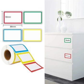 150/300 Pcs Colorful Name Stickers Tags Custom Home Kitchen Stationery Scrapbooking Note Container Storage Bag Label 8.8*5.8cm
150/300 Pcs Colorful Name Stickers Tags Custom Home Kitchen Stationery Scrapbooking Note Container Storage Bag Label 8.8*5.8cm