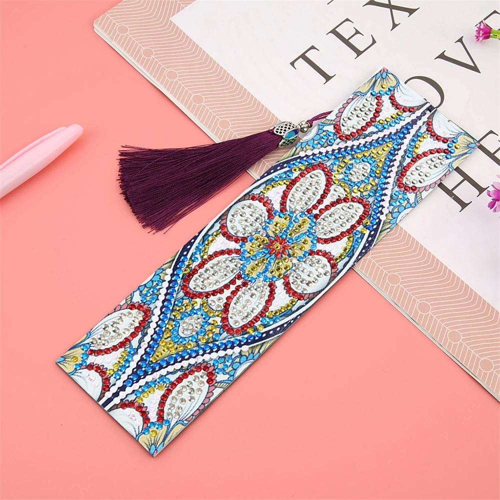 Leather Tassel Book Marks 5D DIY Diamond Painting Bookmark Special Shaped Diamond Embroidery Manual DIY Craft Bookmark
Leather Tassel Book Marks 5D DIY Diamond Painting Bookmark Special Shaped Diamond Embroidery Manual DIY Craft Bookmark
