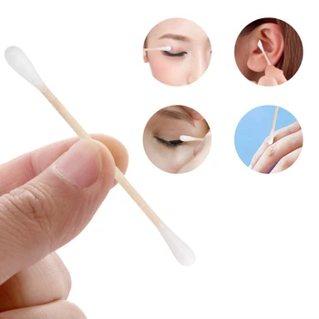500Pcs Cotton Swab Double Head Cosmetic Cleaning Makeup Applicator Remover Wood Cotton Buds Swabs Eyelash Extension Glue Tools
500Pcs Cotton Swab Double Head Cosmetic Cleaning Makeup Applicator Remover Wood Cotton Buds Swabs Eyelash Extension Glue Tools