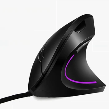Vertical Optical Wired Mouse Ergonomic Gaming Computer With 1.6M USB Cable Colorful LED Light Upright PC Mac Office Gamer Mause
Vertical Optical Wired Mouse Ergonomic Gaming Computer With 1.6M USB Cable Colorful LED Light Upright PC Mac Office Gamer Mause