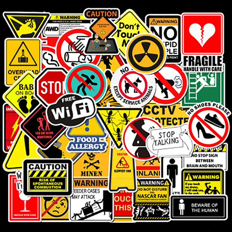 50pcs Stickers Funny Stickers Warning Stickers On Car Motorcycle Stickers On Laptop Fridge Door Sticker Book Sticker Pack
50pcs Stickers Funny Stickers Warning Stickers On Car Motorcycle Stickers On Laptop Fridge Door Sticker Book Sticker Pack