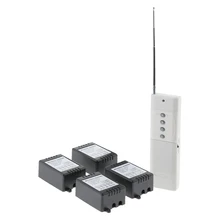 4 kanal 433MHz Universal High-power Wireless Fernbedienung Schalter DC 12V Relais Breite Spannung Empfänger AUF /AUS-Taste(China)