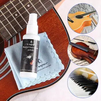 Guitar Bass Stringed Musical Instrument String Cleaner Polish Treated Cleaning Spray Cloth Set Guitar Accessories
Guitar Bass Stringed Musical Instrument String Cleaner Polish Treated Cleaning Spray Cloth Set Guitar Accessories