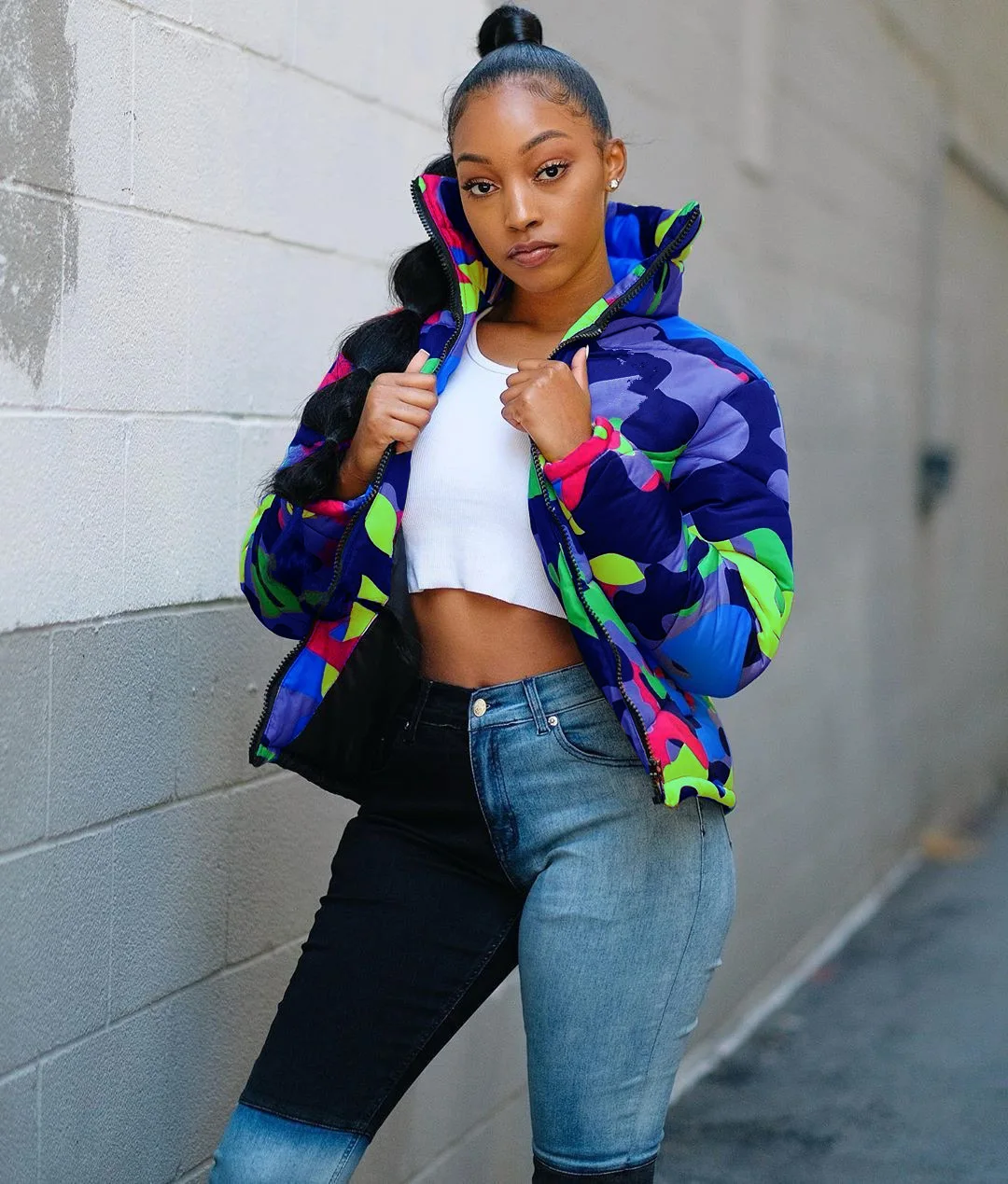 JRRY Casual Women Coats Zippers Pockets Camouflage Jacket Turn Down Collar Velvet Overcoat Plus Size High Street Outdoor Wears