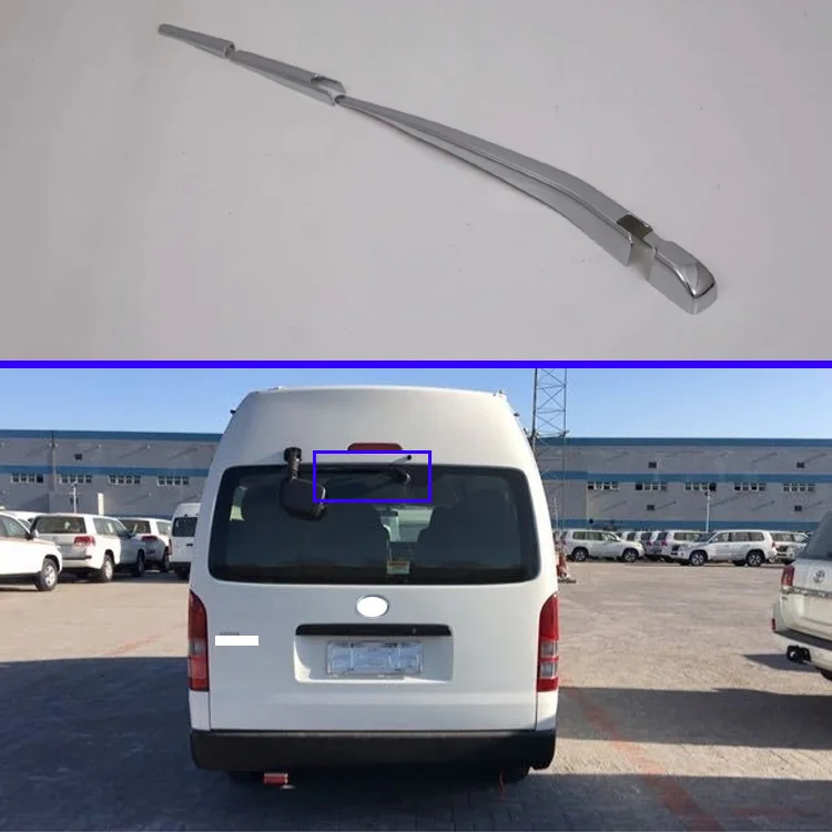 For Toyota HiAce Sixth generation (H300) 2019 2020 ABS Chrome Rear Window Wiper Arm Blade Cover Trim
For Toyota HiAce Sixth generation (H300) 2019 2020 ABS Chrome Rear Window Wiper Arm Blade Cover Trim