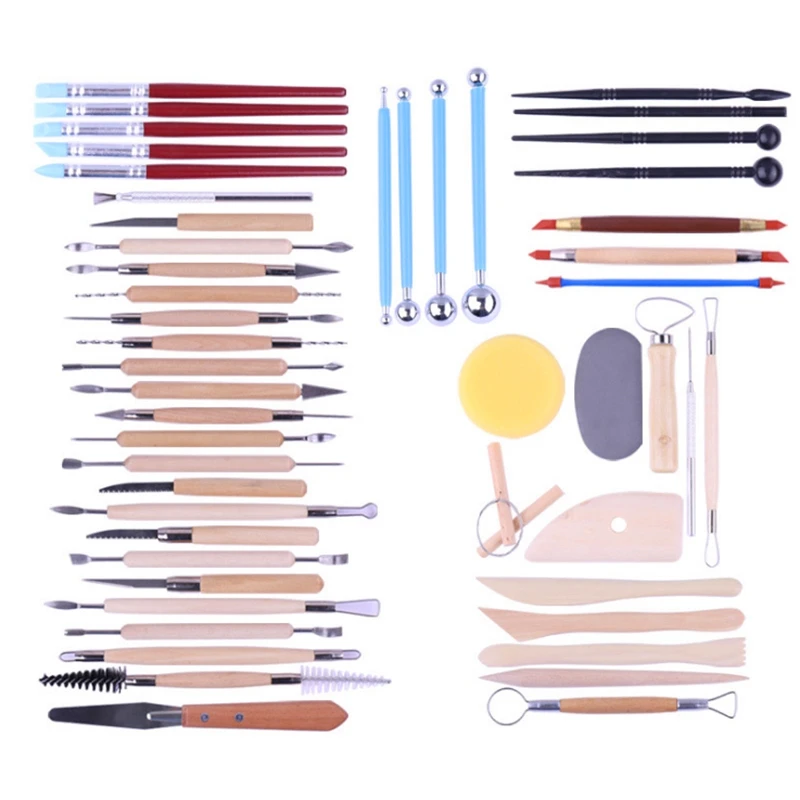 51Pcs Sculpting Craft Canvas Draw Tools For Nail Art Mandala Painting Rocks Embossing Pattern Ceramic Clay Dotting Tools
51Pcs Sculpting Craft Canvas Draw Tools For Nail Art Mandala Painting Rocks Embossing Pattern Ceramic Clay Dotting Tools