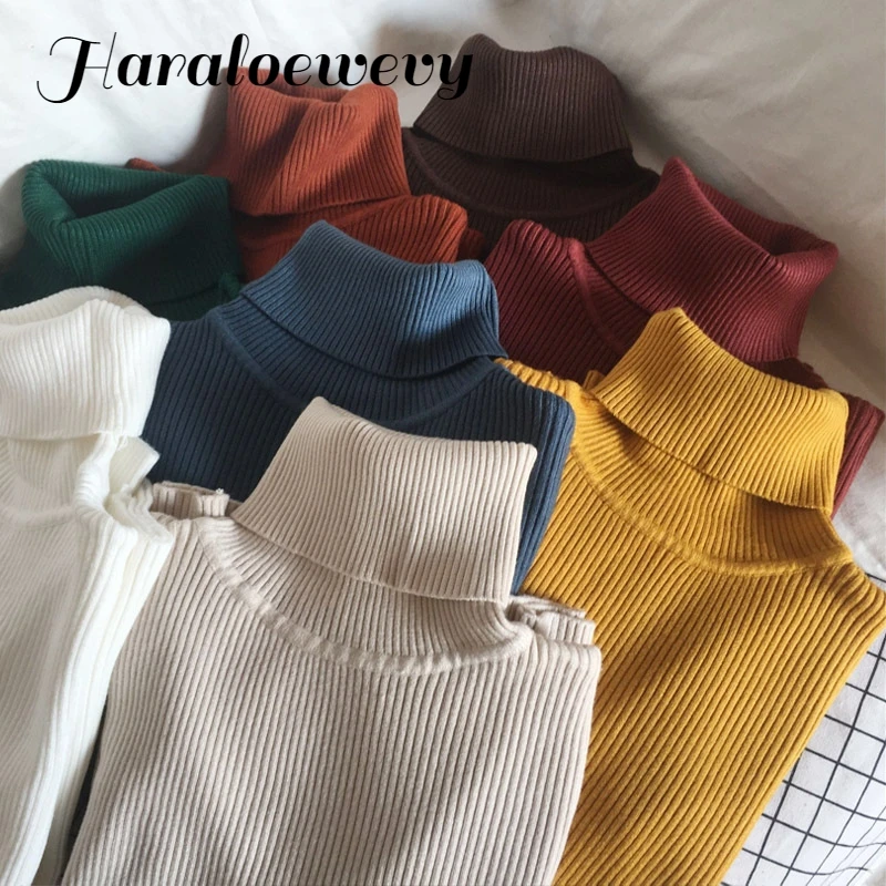 2019 New Autumn And Winter High Collar Sweater Slim Women Sweaters Long -Sleeved Thick Turtleneck Sweaters Women Clothing
2019 New Autumn And Winter High Collar Sweater Slim Women Sweaters Long -Sleeved Thick Turtleneck Sweaters Women Clothing