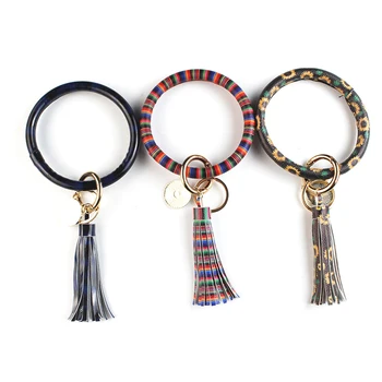 New Creative Braided Printed Leather Cord Bracelet Tassel Keychain Oversize Hand Knit Wrap Bracelet Keyring Pendant Wholesale 
New Creative Braided Printed Leather Cord Bracelet Tassel Keychain Oversize Hand Knit Wrap Bracelet Keyring Pendant Wholesale