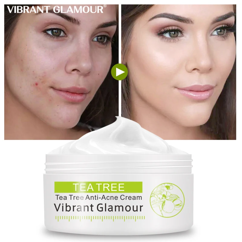 VIBRANT GLAMOUR Tea Tree Acne Face Cream Treatment Acne Scar Shrink Pores Oil Control Facial Skin Care Whitening Moisturizing
VIBRANT GLAMOUR Tea Tree Acne Face Cream Treatment Acne Scar Shrink Pores Oil Control Facial Skin Care Whitening Moisturizing