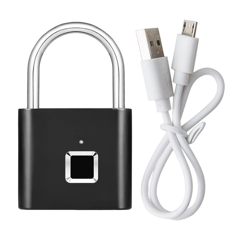 AMS-Security Intelligent USB Rechargeable Door Lock Fingerprint Padlock Quick Unlock Fingerprint Lock
AMS-Security Intelligent USB Rechargeable Door Lock Fingerprint Padlock Quick Unlock Fingerprint Lock