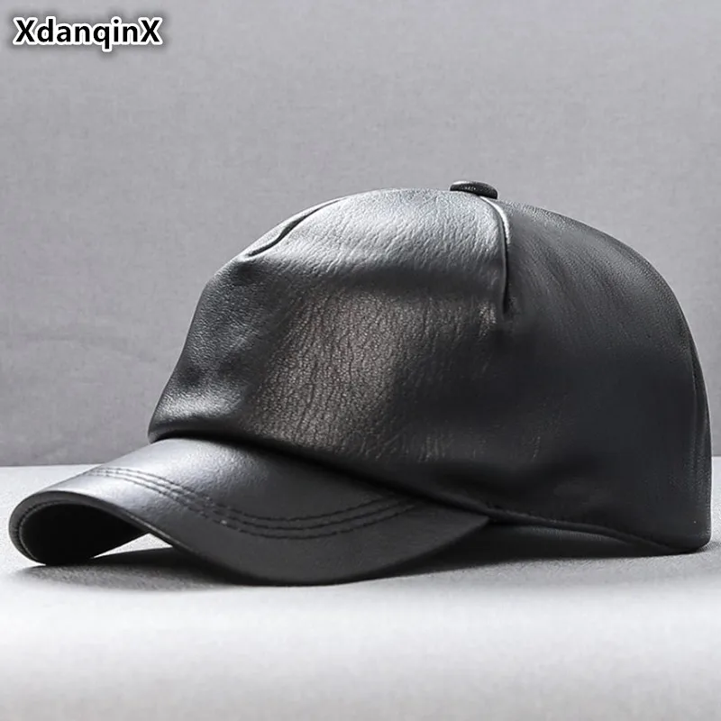 XdanqinX элегантная женская шапка из натуральной кожи с хвостиком регулируемый