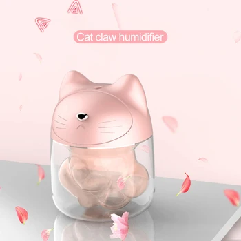 150ml Cat Claw Air Humidifier Mini USB Personal Small Humidifier Water Tank and 7-Color Night Light Cool Mist Humidifier
150ml Cat Claw Air Humidifier Mini USB Personal Small Humidifier Water Tank and 7-Color Night Light Cool Mist Humidifier
