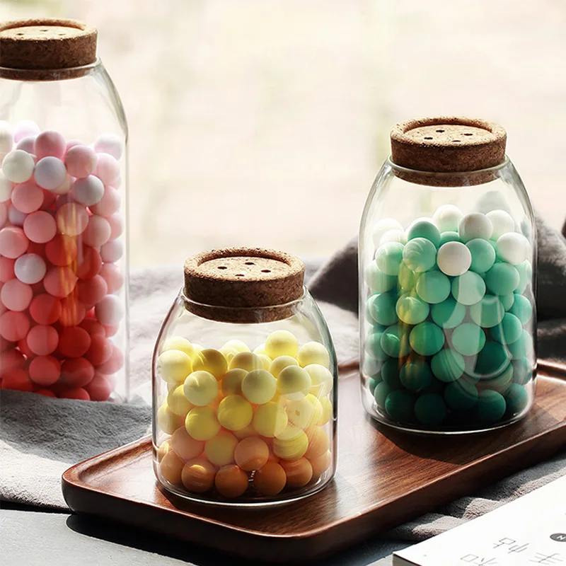 Wooden Lid Glass Airtight Seasoning Teapot Storage Jar Flat Cover Cork Leadfree Transparent Jar Coffee Bean Candy Food Container
Wooden Lid Glass Airtight Seasoning Teapot Storage Jar Flat Cover Cork Leadfree Transparent Jar Coffee Bean Candy Food Container