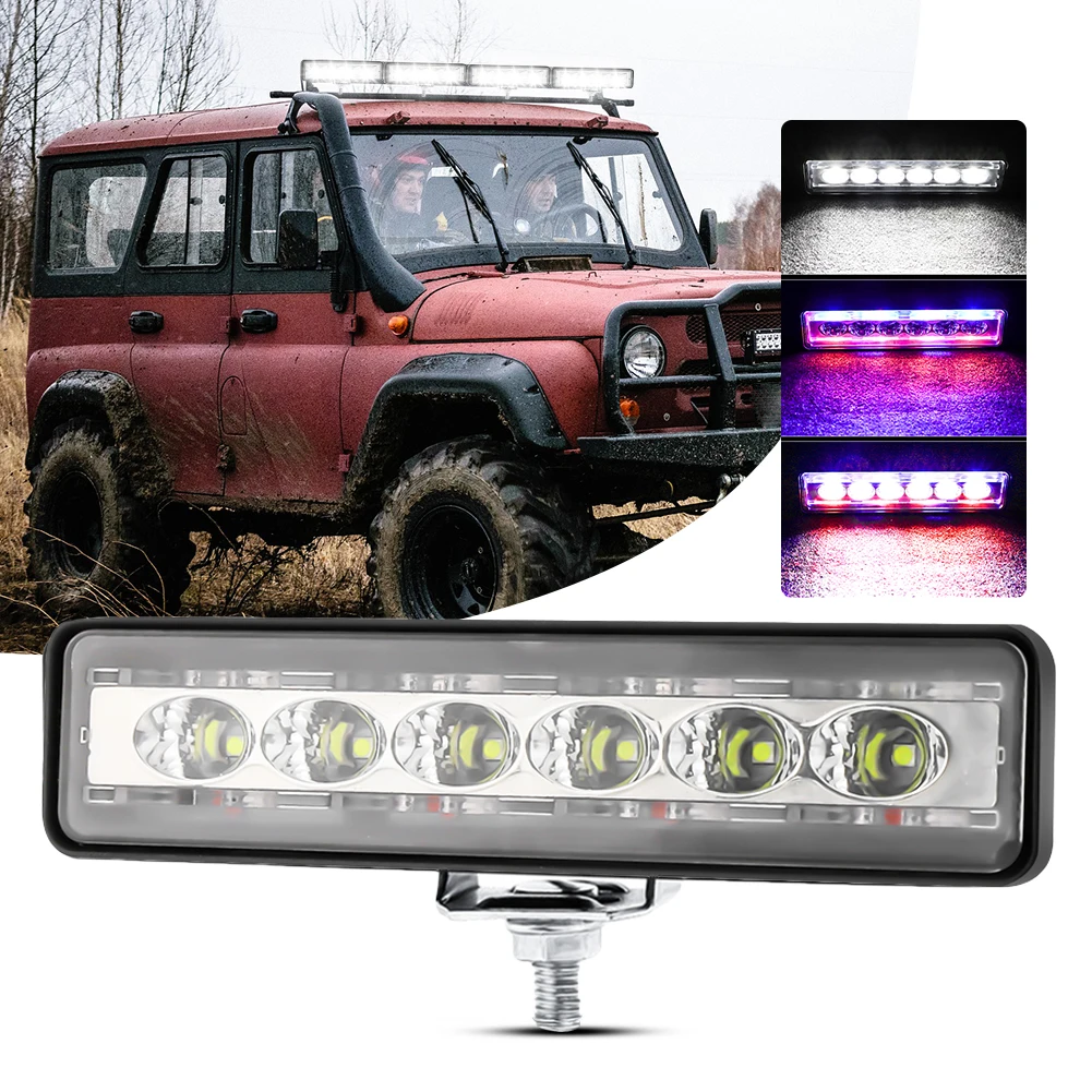 1Pc LED Work Light Bar Driving Lamp LED Flood Lights for Car SUV Boat Bar Truck Warning Tail Lights Truck Lamps White Color
1Pc LED Work Light Bar Driving Lamp LED Flood Lights for Car SUV Boat Bar Truck Warning Tail Lights Truck Lamps White Color