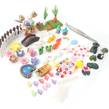 Miniature Ornaments Kit for DIY Fairy Garden Dollhouse Decoration Resin Crafts Home Decoration DIY Ornament Toys 
Miniature Ornaments Kit for DIY Fairy Garden Dollhouse Decoration Resin Crafts Home Decoration DIY Ornament Toys