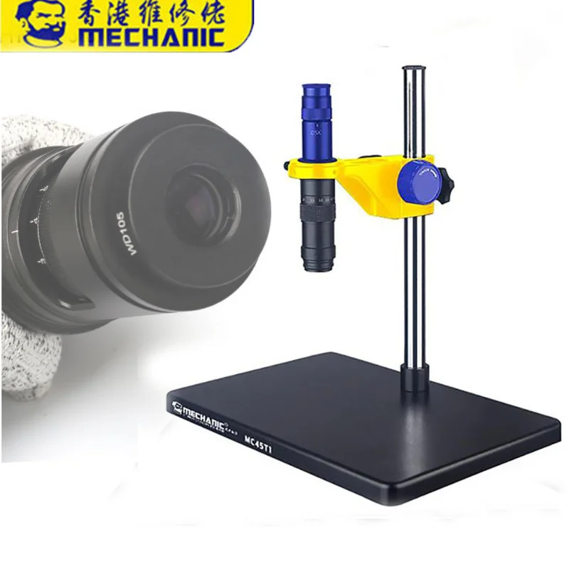 MECHANIC Monocular Microscrope MC45L-B3 Single Cylinder Design 0.35-18X Continuous Zoom Parallel Beam System with LED Light
MECHANIC Monocular Microscrope MC45L-B3 Single Cylinder Design 0.35-18X Continuous Zoom Parallel Beam System with LED Light