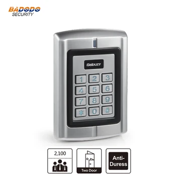 Sebury W4 2000 users Waterproof Metal Standalone access controller reader for two doors support 125KHZ ID EM card PIN password
Sebury W4 2000 users Waterproof Metal Standalone access controller reader for two doors support 125KHZ ID EM card PIN password