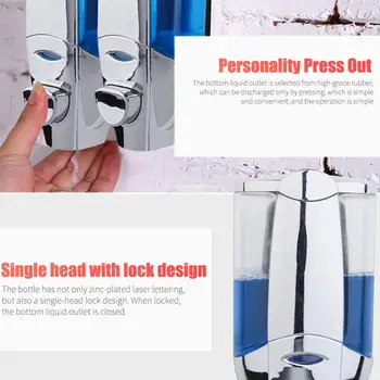 300ml Hotel Protective Equipment Soap Pump Soap Dispenser Creative Morden Shampoo Lotion Container Hands Free
300ml Hotel Protective Equipment Soap Pump Soap Dispenser Creative Morden Shampoo Lotion Container Hands Free