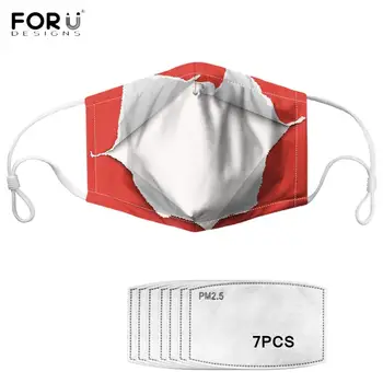 FORUDESIGNS Unisex Mask Dustproof Papper Pattern Mouth Mask with 7Pcs/Lot Filter PM2.5 Reusable Breathable Anti Haze/Smoke Mask
FORUDESIGNS Unisex Mask Dustproof Papper Pattern Mouth Mask with 7Pcs/Lot Filter PM2.5 Reusable Breathable Anti Haze/Smoke Mask