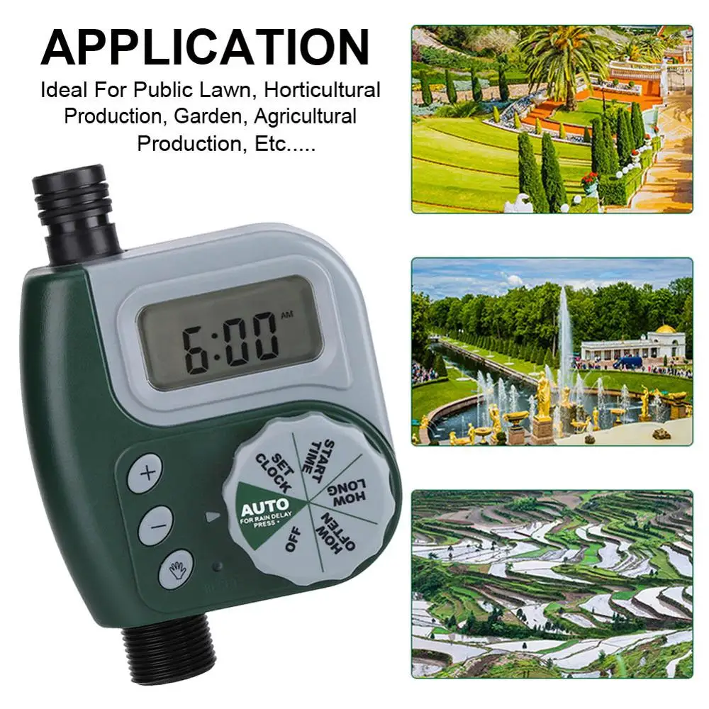 Automatic Digital Garden Water Timer Watering Irrigation System Controller with Filter Auto Timer Outdoor Irrigation Fast deliv
Automatic Digital Garden Water Timer Watering Irrigation System Controller with Filter Auto Timer Outdoor Irrigation Fast deliv