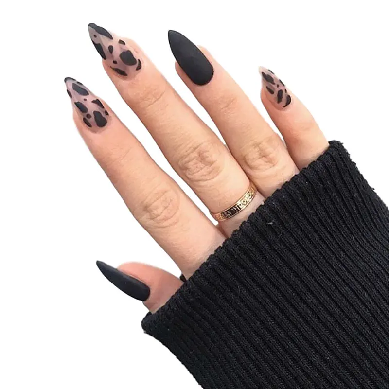 24pcs Leopard False nail Long French Fake nails Press On Nails Flame Pattern Nail Tips With Glue Nail Art Tools
24pcs Leopard False nail Long French Fake nails Press On Nails Flame Pattern Nail Tips With Glue Nail Art Tools