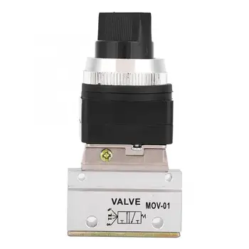 2 Position 3 Way G1/8 Rotatory Switch Pneumatic Mechanical Valve MOV-01 Electric Magnetic Valve
2 Position 3 Way G1/8 Rotatory Switch Pneumatic Mechanical Valve MOV-01 Electric Magnetic Valve