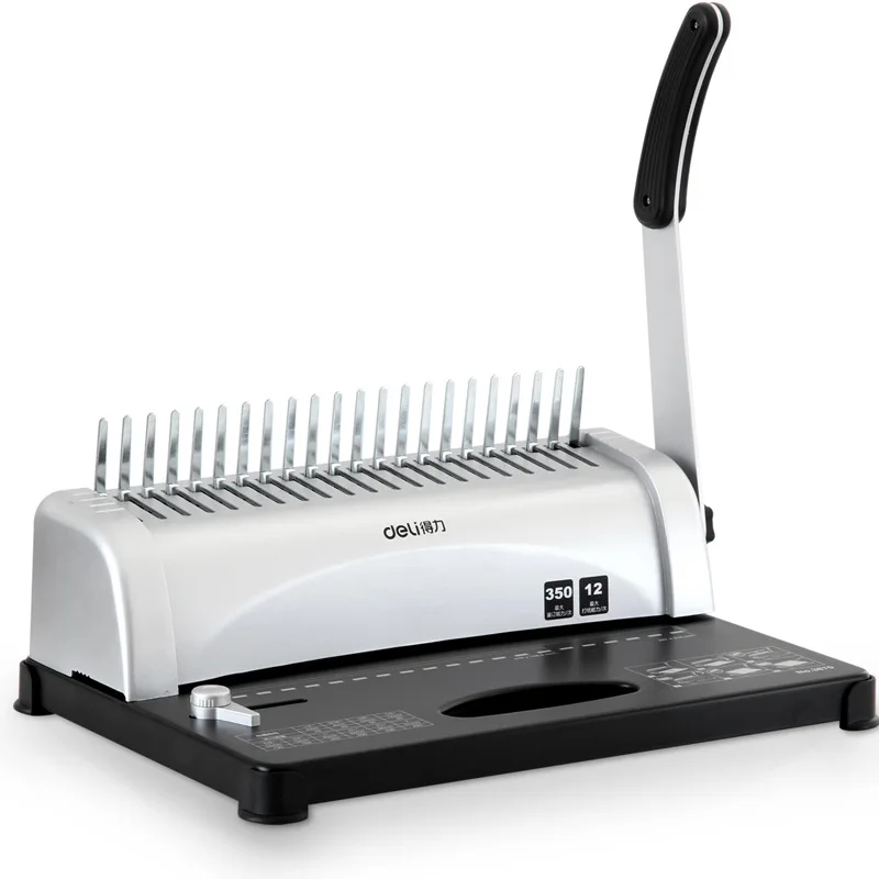 Deli Stationery Deli 3870 Comb-style Binding Machine Drilling Machine Mound Layer Bookbinding Machine Office Supplies
Deli Stationery Deli 3870 Comb-style Binding Machine Drilling Machine Mound Layer Bookbinding Machine Office Supplies